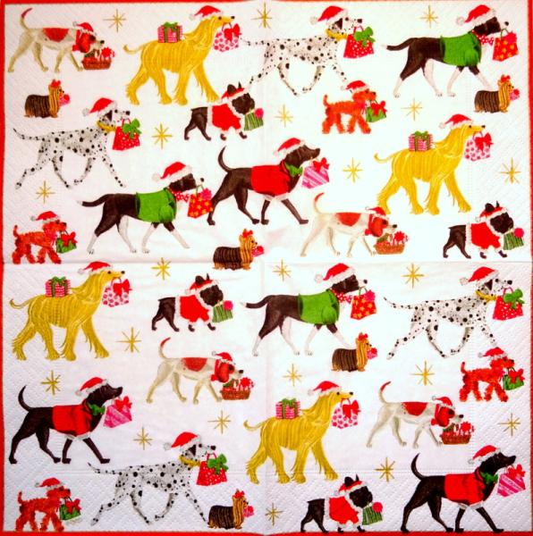 HUN-756 Dogs - 3-ply - Caspari